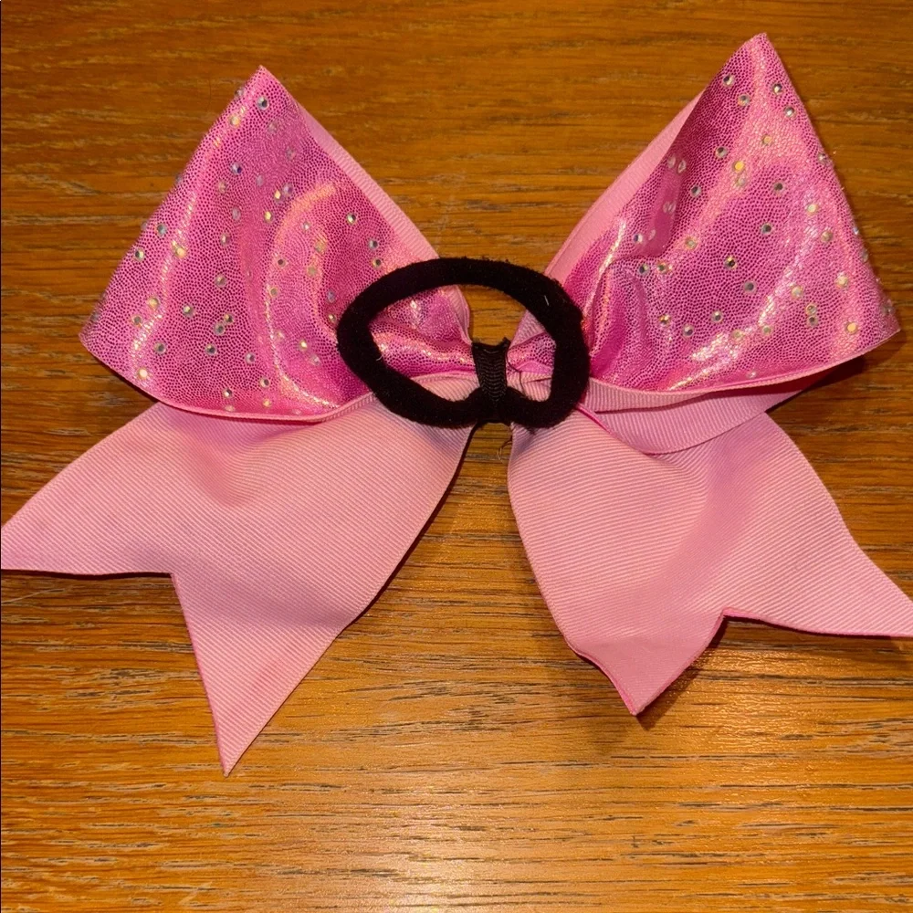 Pink Glitter Bow